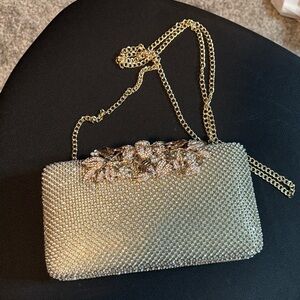 Elegant Gold Evening Clutch